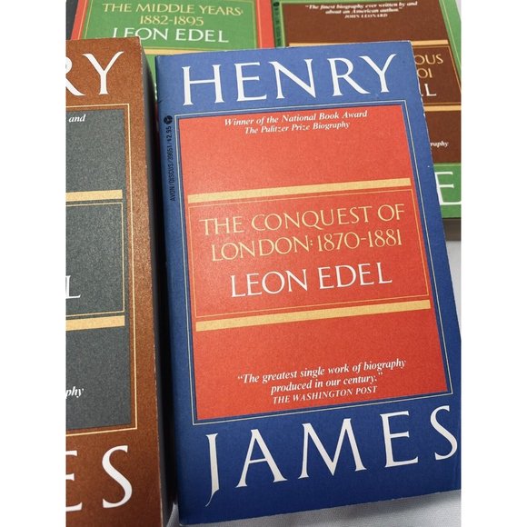 Henry James The Complete Biography Leon Edel Box Set Discus Avon Paperback Books - Picture 8 of 12